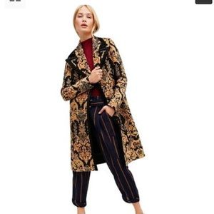 NWT Free People Jacquard Button Front Coat Small